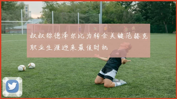 叔叔称德泽尔比为转会关键范赫克职业生涯迎来最佳时机